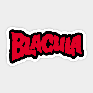 Blacula | vampire | Dracula | Scream Blacula Scream Sticker